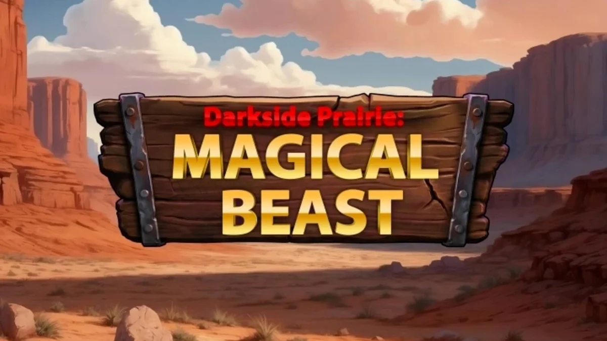Pemandangan dramatis padang rumput Amerika Utara dengan bison dalam slot Darkside Prairie