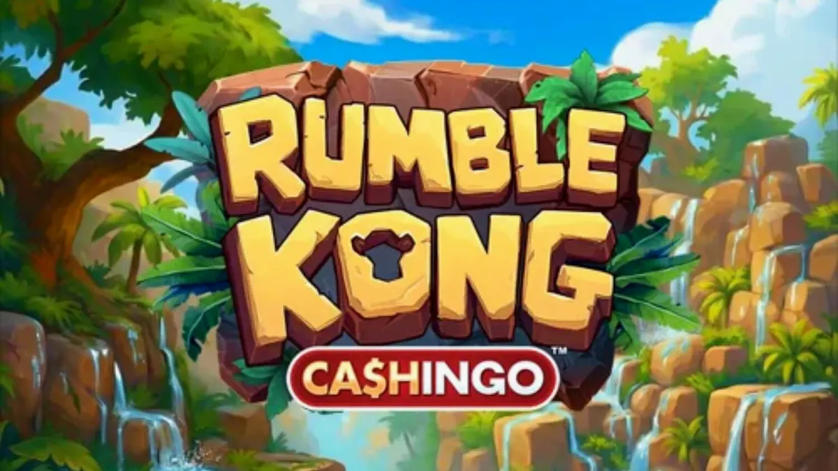 Tampilan visual slot Rumble Kong Cashingo dengan tema gorila dan kota neon