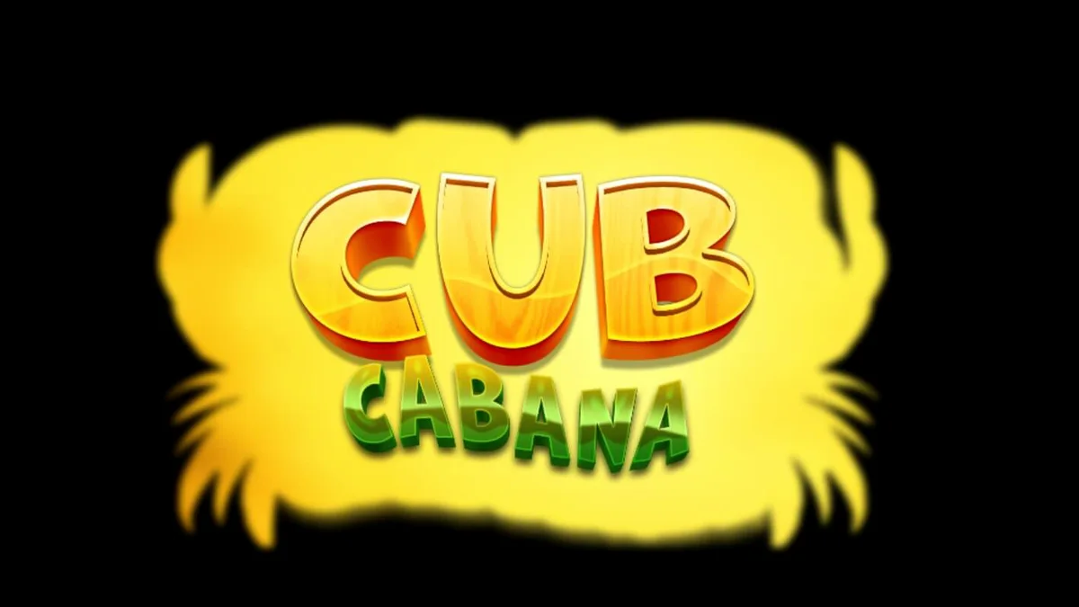 Tampilan visual slot Cub Cabana dengan tema pesta tropis dan simbol musik yang ceria.